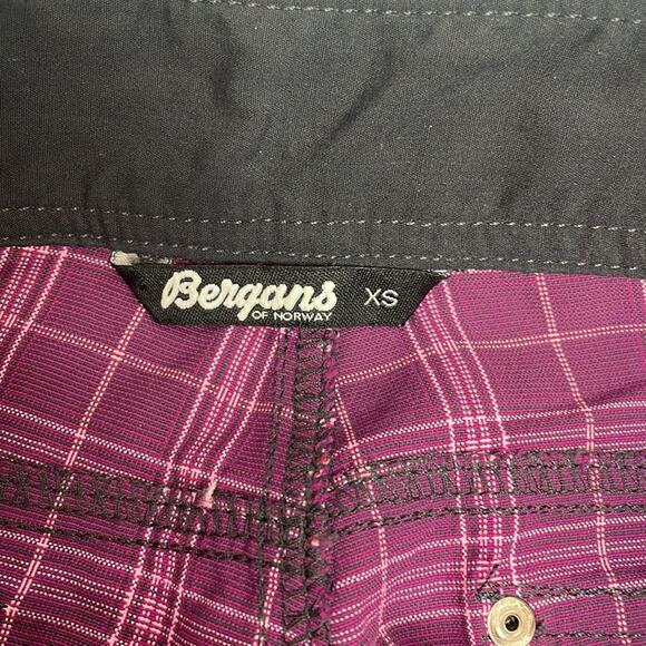 Bergans of Norway Purple Plaid Shorts Size XS - Picture 5 of 6